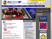 Tablet Screenshot of njcheerleading.com